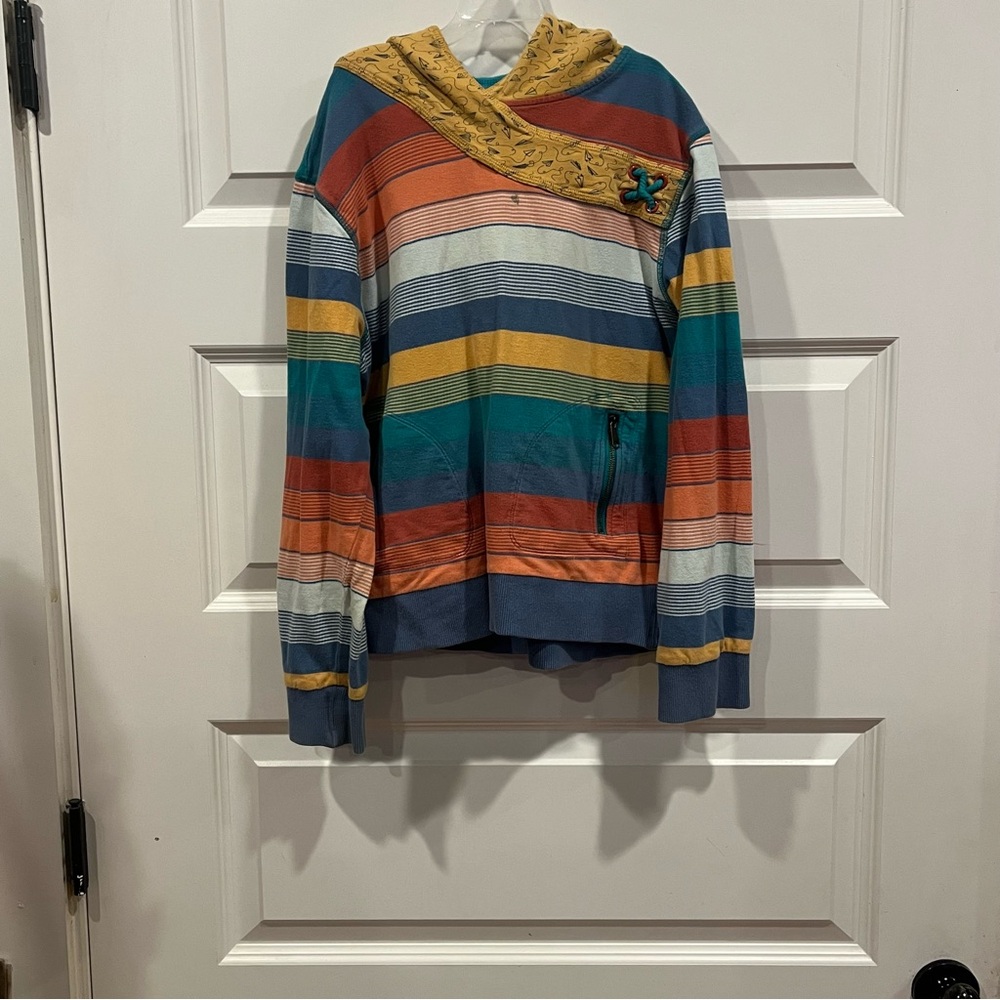 Matilda Jane striped hoodie GUC